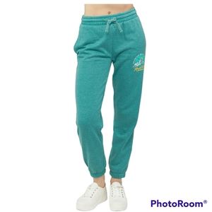 FOREVER 21 NWT Ladies Teal Graphic Joggers